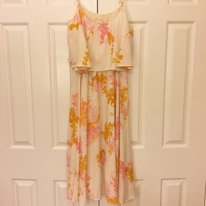 Anthropologie Paper Crown floral dress. Sz XS. EUC